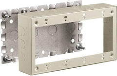 Hubbell Wiring Device-Kellems - 8.26 Inch Long x 1-3/4 Inch Wide x 4.54 Inch High, Rectangular Raceway Box - Ivory, For Use with HBL500 Series Raceways and HBL750 Series Raceways - Strong Tooling