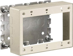 Hubbell Wiring Device-Kellems - 6.45 Inch Long x 1-3/4 Inch Wide x 4.54 Inch High, Rectangular Raceway Box - Ivory, For Use with HBL500 Series Raceways and HBL750 Series Raceways - Strong Tooling