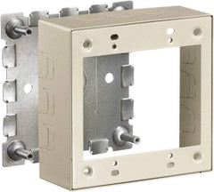 Hubbell Wiring Device-Kellems - 4.64 Inch Long x 1-3/4 Inch Wide x 4.54 Inch High, Rectangular Raceway Box - Ivory, For Use with HBL500 Series Raceways and HBL750 Series Raceways - Strong Tooling