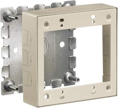 Hubbell Wiring Device-Kellems - 4.64 Inch Long x 1.38 Inch Wide x 4.54 Inch High, Rectangular Raceway Box - Ivory, For Use with HBL500 Series Raceways and HBL750 Series Raceways - Strong Tooling