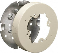 Hubbell Wiring Device-Kellems - 5-1/2 Inch Wide x 1.02 Inch High, Round Raceway Box - Ivory, For Use with HBL500 Series Raceways and HBL750 Series Raceways - Strong Tooling