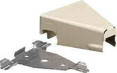 Hubbell Wiring Device-Kellems - 3.06 Inch Long x 1.14 Inch Wide x 3.03 Inch High, Raceway Fitting - Ivory, For Use with HBL500 Series Raceways and HBL750 Series Raceways - Strong Tooling