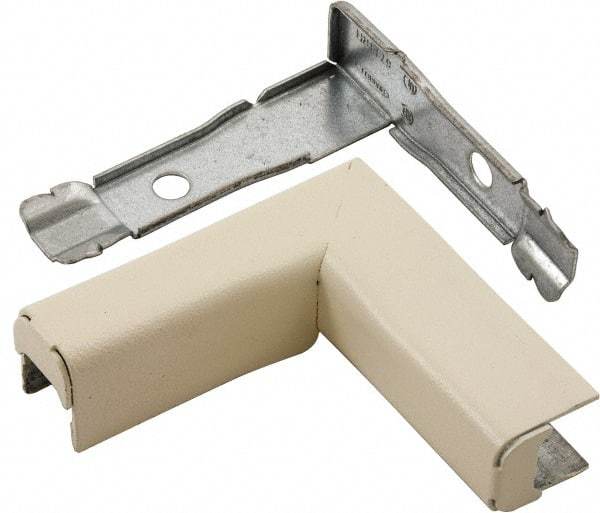 Hubbell Wiring Device-Kellems - 2.98 Inch Long x 0.94 Inch Wide x 3 Inch High, Raceway Elbow End - 90°, Ivory, For Use with HBL500 Series Raceways and HBL750 Series Raceways - Strong Tooling