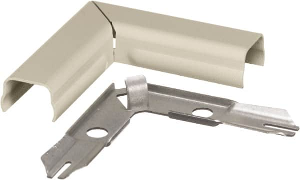 Hubbell Wiring Device-Kellems - 2.68 Inch Long x 0.61 Inch Wide x 2.68 Inch High, Raceway Elbow End - 90°, Ivory, For Use with HBL500 Series Raceways and HBL750 Series Raceways - Strong Tooling