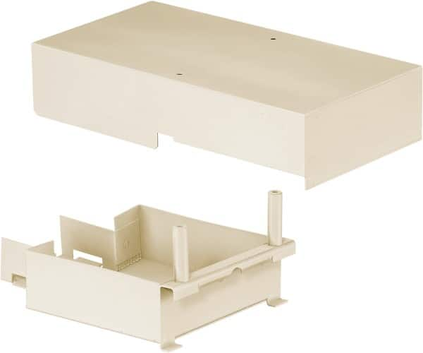 Hubbell Wiring Device-Kellems - 11.31 Inch Long x 4.88 Inch Wide x 3.14 Inch High, Rectangular Raceway Connector Coupling - Ivory, For Use with HBL4750 Series Raceways - Strong Tooling