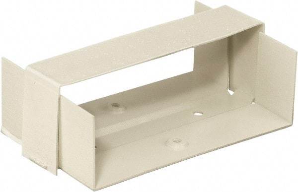 Hubbell Wiring Device-Kellems - 5.02 Inch Long x 2.79 Inch Wide, Rectangular Raceway Fitting - Ivory, For Use with HBL4750 Series Raceways - Strong Tooling