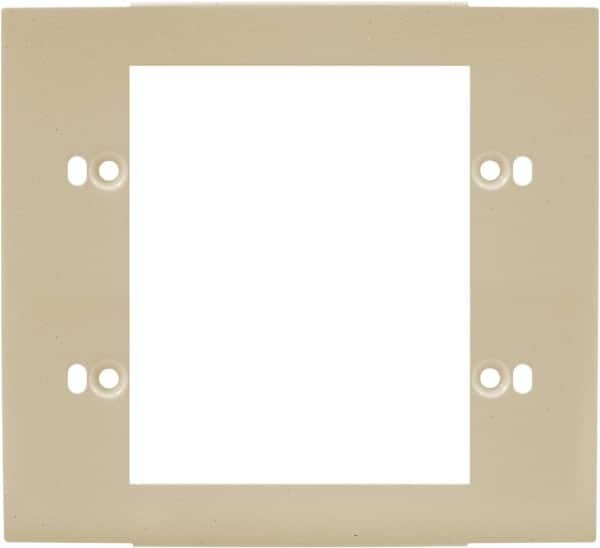 Hubbell Wiring Device-Kellems - 5.12 Inch Long x 4-3/4 Inch High, Rectangular Raceway Plate - Ivory, For Use with HBL4700 Series Raceways and HBL4750 Series Metal Raceways - Strong Tooling