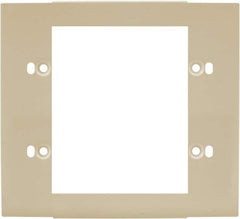 Hubbell Wiring Device-Kellems - 5.12 Inch Long x 4-3/4 Inch High, Rectangular Raceway Plate - Ivory, For Use with HBL4700 Series Raceways and HBL4750 Series Metal Raceways - Strong Tooling