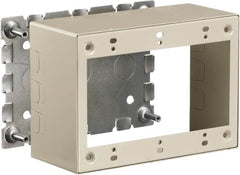 Hubbell Wiring Device-Kellems - 6.45 Inch Long x 2-3/4 Inch Wide x 4.54 Inch High, Rectangular Raceway Box - Ivory, For Use with HBL500 Series Raceways and HBL750 Series Raceways - Strong Tooling