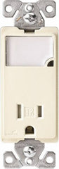 Cooper Wiring Devices - 2 Pole, 125 VAC, 15 Amp, 1 Outlet, Flush Mounted, Self Grounding, Tamper Resistant Combination Outlet with Night Light - 5-15R Configuration, Back Side Wiring, Thermoplastic Material, cULus Listed Standard - Strong Tooling