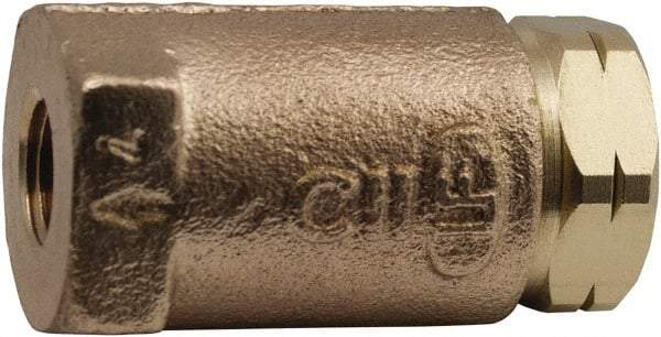 Conbraco - 1/4" Lead Free Bronze Check Valve - Inline, Female NPT, 400 WOG - Strong Tooling