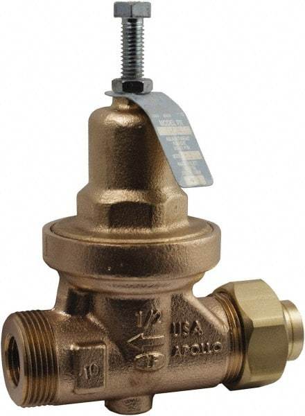 Conbraco - 250 Max psi Direct Pressure Reducing Valve - 3/4" Female NPT Connection, 5.88" High x 4.88" Wide, 25 to 75 psi Reduced Pressure Range - Strong Tooling