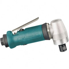 Dynabrade - 1/4" Collet, Angle Handle, Air Angle Die Grinder - 20,000 RPM, Rear Exhaust, 21 CFM, 0.4 hp, 90 psi, 1/4 NPT Inlet - Strong Tooling