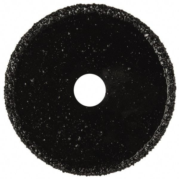 Disston - 2-1/2" Diam, 7/16" Arbor Hole Diam, Wet & Dry Cut Saw Blade - Tungsten Carbide-Tipped, Smooth Action, Standard Round Arbor - Strong Tooling