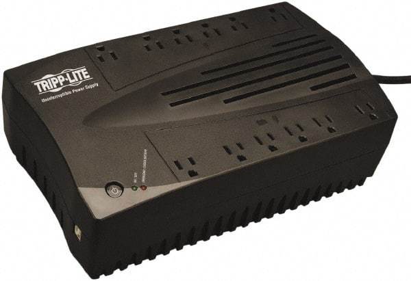 Tripp-Lite - 15 Amp, 750 VA, Tower Mount Line Interactive Backup Uninterruptible Power Supply - Backup 2 min with Full Load & 8.6 min with Half Load, 120 VAC Input & Output, 450 Watt Output, 1 Phases, 8 Outlets - Strong Tooling