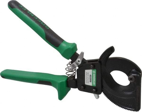 Greenlee - 10" OAL, 1-3/8" Capacity, Cable Cutter - Molded Plastic Handle - Strong Tooling