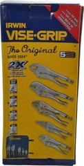 Irwin - 5 Piece Locking Plier Set - Comes in Kit Bag - Strong Tooling