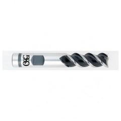 7/8" Dia. - 4-1/8" OAL - Bright VC10-50° Helix - Square End SE EM - 4 FL - Strong Tooling