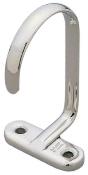 Coat & Hat Hooks; Type: Overhead Hook; Projection: 1-3/16; Finish/Coating: Polished; Thickness (Decimal Inch): 0.2000; Thickness: 13/64; PSC Code: 5340; Load Capacity (Lb.): 22.000