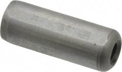 Gibraltar - 3/8" Diam x 1" Pin Length C-1215 Case Hardened Steel Pull Out Dowel Pin - 1 Beveled & 1 Threaded End - Strong Tooling