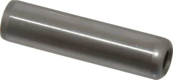 Gibraltar - 3/8" Diam x 1-1/2" Pin Length C-1215 Case Hardened Steel Pull Out Dowel Pin - 1 Beveled & 1 Threaded End - Strong Tooling