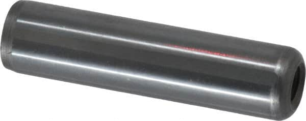 Gibraltar - 1/2" Diam x 2" Pin Length C-1215 Case Hardened Steel Pull Out Dowel Pin - 1 Beveled & 1 Threaded End - Strong Tooling