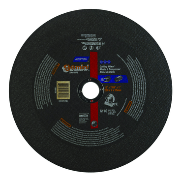 20 x 3/16 x 1" - Long Life - Gemini Resin Bond Reinforced Cut-Off Wheel - Strong Tooling