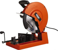 Fein - 14" Blade Diam, 1" Arbor Hole, Straight Chop & Cutoff Saw - 1,300 RPM, 120 Volts, 1 Phase - Strong Tooling