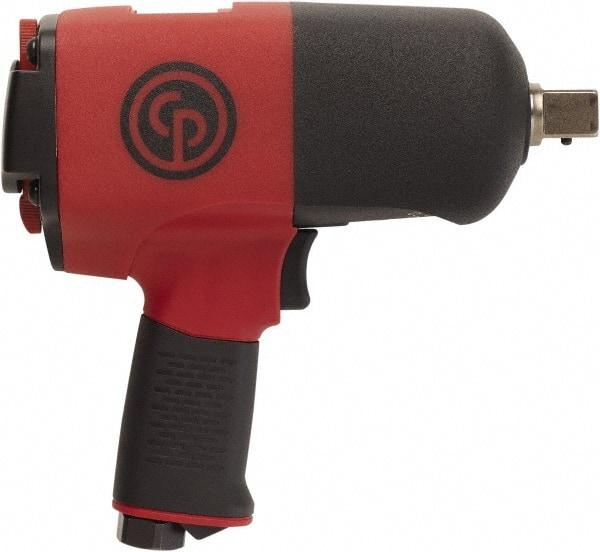 Chicago Pneumatic - 3/4" Drive, 6,500 RPM, 922 Ft/Lb Torque Impact Wrench/Ratchet - Pistol Grip Handle, 1,000 IPM, 38 CFM, 90 psi, 3/8" NPT Inlet - Strong Tooling