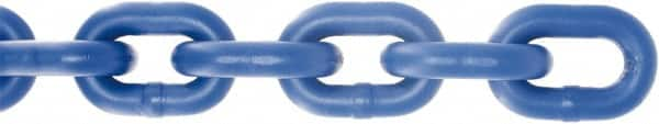 Value Collection - #4/0 Welded Straight Link Coil Chain - 670 Lb Capacity, Plastic Powder Coated Finish - Strong Tooling