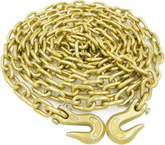 Value Collection - 5/16" Welded Tie Down Chain - 4,700 Lb Capacity, Grade 70, Yellow Chromate Zinc Finish - Strong Tooling