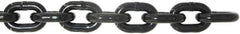 Value Collection - 9/32" Welded Alloy Chain - 3,500 Lb Capacity, Grade 80, 25' Long, Black Lacquer Finish - Strong Tooling