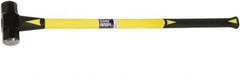 Ability One - 6 Lb Head, 32" Long Sledge Hammer - Steel Head, Fiberglass Handle with Grip - Strong Tooling