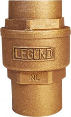 Legend Valve - 3/4" Lead Free Bronze Check Valve - Inline, C x C Sweat, 250 WOG - Strong Tooling