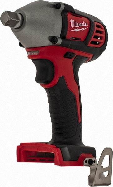 Milwaukee Tool - 1/2" Drive 18 Volt Pistol Grip Cordless Impact Wrench & Ratchet - 0 to 2,200 RPM, 0 to 3,350 BPM, 183 Ft/Lb Torque, Lithium-Ion Batteries Not Included - Strong Tooling