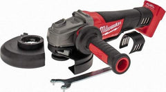 Milwaukee Tool - 4-1/2 & 5" Wheel Diam, 8,500 RPM, Cordless Angle & Disc Grinder - 5/8-11 Spindle, 18 Volts - Strong Tooling