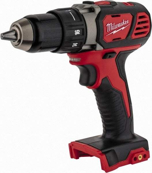 Milwaukee Tool - 18 Volt 1/2" Chuck Pistol Grip Handle Cordless Drill - 0-400 & 0-1800 RPM, Keyless Chuck, Reversible, Lithium-Ion Batteries Not Included - Strong Tooling