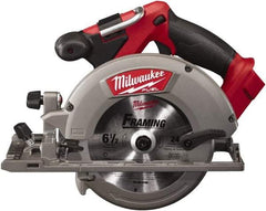 Milwaukee Tool - 18 Volt, 6-1/2" Blade, Cordless Circular Saw - 5,000 RPM, Lithium-Ion Batteries Not Included - Strong Tooling