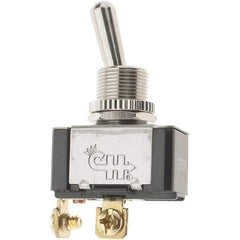 Value Collection - SPST On-Off Toggle Switch - Screw Terminal, Standard Actuator, 12 Volts - Strong Tooling