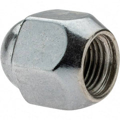 Value Collection - M12-1.25 Chrome Finish Wheel Nut - 19mm Hex, 25mm Overall Length, 60° Seat Angle - Strong Tooling