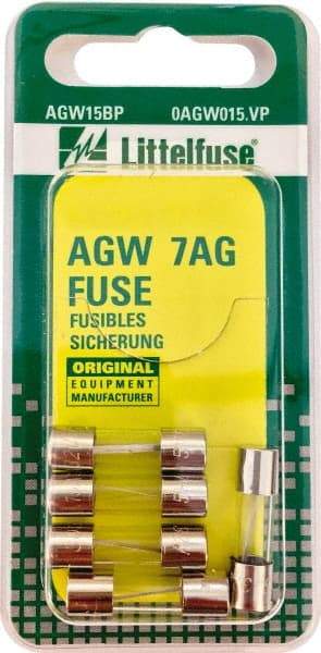 Value Collection - 4 Amp, Fast-Acting Miniature Glass/Ceramic Fuse - 7/8" OAL, 1/4" Diam - Strong Tooling