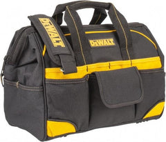 DeWALT - 33 Pocket Black & Yellow Polyester Tool Bag - 16" Wide x 8" Deep x 10" High - Strong Tooling