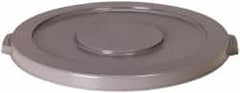 PRO-SOURCE - Round Lid for Use with 10 Gal Round Trash Cans - Gray, Plastic, For Huskee Trash Cans - Strong Tooling