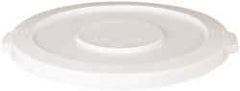 PRO-SOURCE - Round Lid for Use with 32 Gal Round Trash Cans - White, Plastic, For Huskee Trash Cans - Strong Tooling