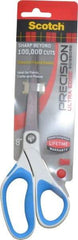 3M - 8" LOC, 8" OAL Stainless Steel Precision Ultra Edge Scissor - For Crafts - Strong Tooling