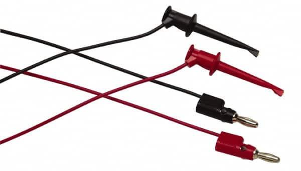 Fluke - Black/Red Electrical Test Equipment Leads Set - Use with All Models - Strong Tooling