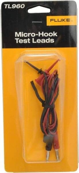 Fluke - Red/Black Electrical Test Equipment Leads Set - Use with All Models - Strong Tooling