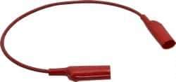 Pomona - Red Electrical Test Equipment Patch Cord - Use with Alligators Test Clips - Strong Tooling