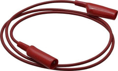 Pomona - Red Electrical Test Equipment Patch Cord - Use with Alligators Test Clips - Strong Tooling