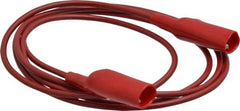 Pomona - Red Electrical Test Equipment Patch Cord - Use with Alligators Test Clips - Strong Tooling